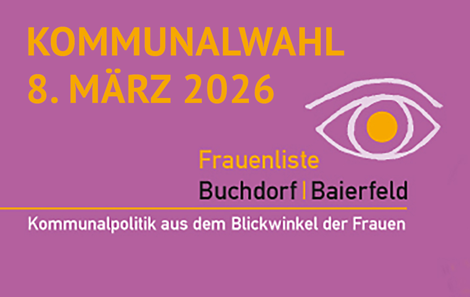 Kommunalwahl 2026 Frauenliste Buchdorf