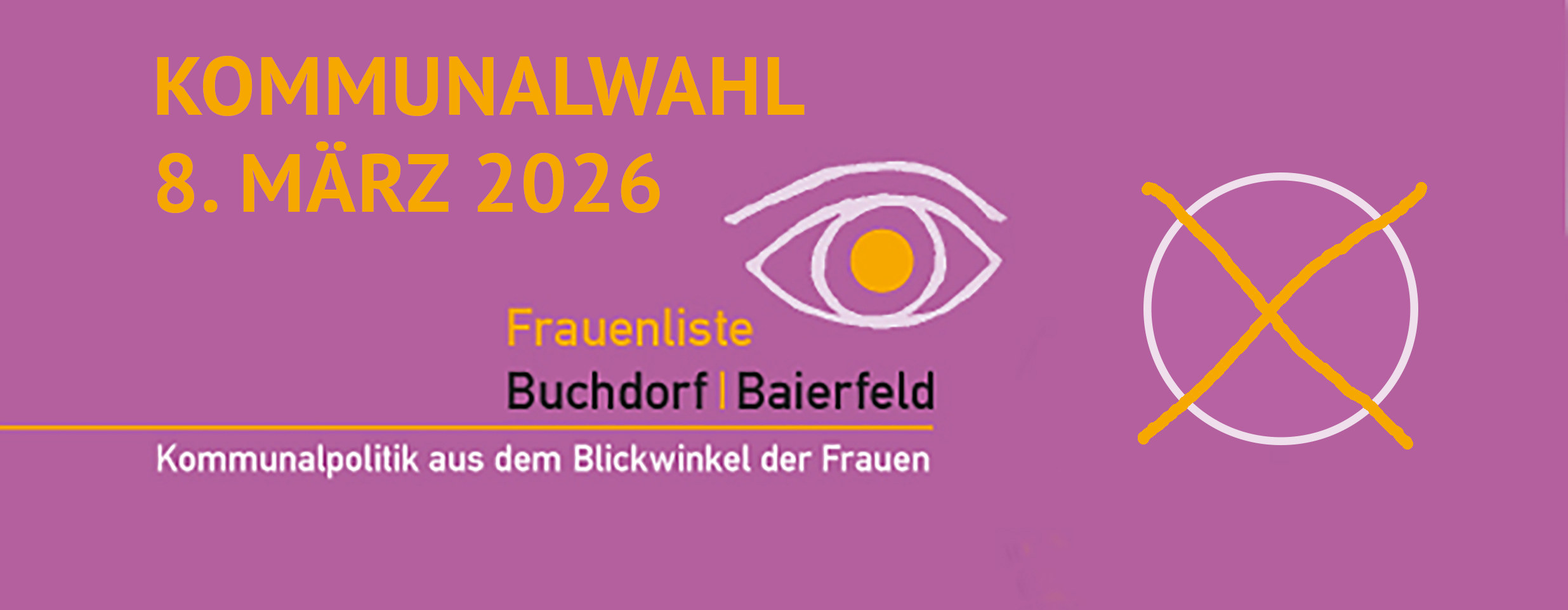 Kommunalwahl am 8. März 2026: Ihre Stimme für die Frauenliste Buchdorf-Baierfeld